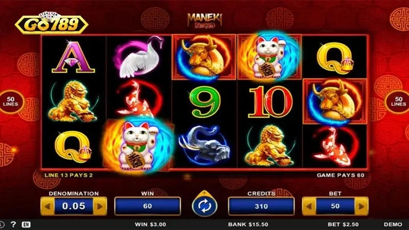 Neko May Mắn Go789 Tính năng hấp dẫn, thú vị trong Neko may mắn Go789